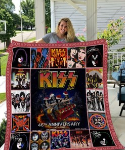 Special Christmas Quilt Bedding Set Merry Kiss-mas Anniversary with Kiss