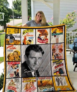 Spencer Tracy Collection Quilt Blanket 01