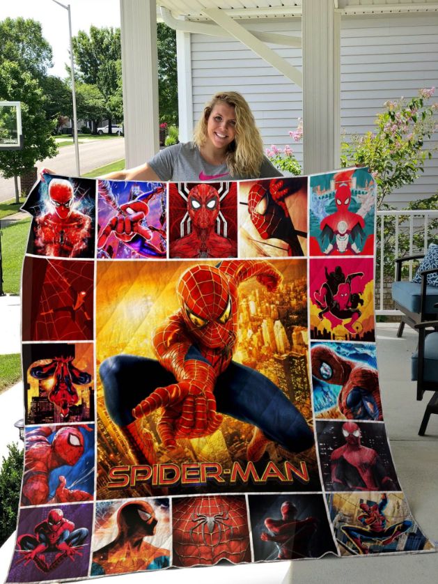 Spider Man All Season Plus Size Quilt Blanket Ver 2 for Kids and Teens