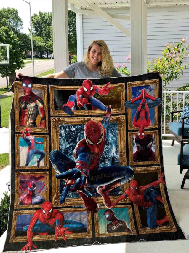 Spider Man Quilt Blanket 01 for Marvel Comics Fans