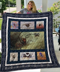 Spider Painting Lover Quilt Bedding Set Gift