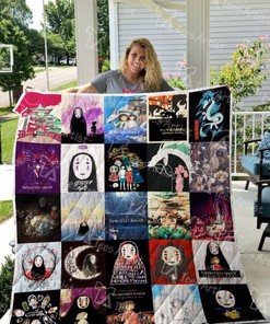 Spirited Away Quilt Blanket 0521 - Anime Lovers Will Enjoy this Spirited Away Quilt Bedding Set