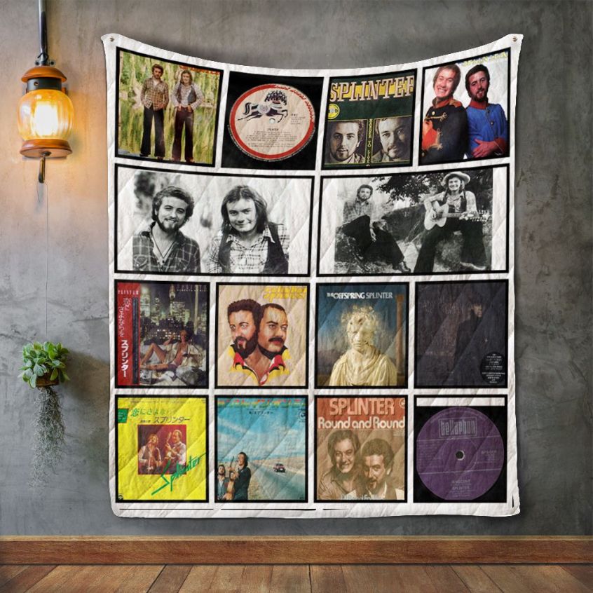 Splinter Album Covers Quilt Blanket - Get Cozy with This Classic Throw