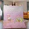 SpongeBob and Patrick Quilt Blanket - Bring Some Fun to Your Bedroom with This Cartoon Classic