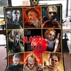 Spooky Bloody Bunch in 3D Print on a Horror Halloween Quilt Blanket