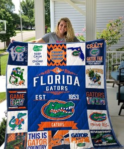 Sport Florida Gators Collection Quilt Blanket - Perfect for Fans of the Team
