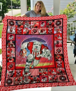 Sport Ncaa Georgia Bulldogs Green Quilt Blanket - Perfect for Fans