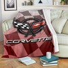 Sports Car Corvette C5 Blanket with Bed Set Twin