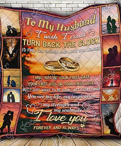 Spouse's Forever Love Quilt Bedding Set- Personalized Gift
