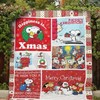 Spread Happiness with Xmas Snoopy Quilt Blanket
