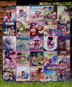 Spread Love And Kindness With Steven Universe Quilt Blanket