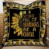Spread Love with Inspirational Quilt Blanket In A World Full Of Grandmas Be A Gigi