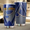 St. Louis Blues NHL Tumbler: Unique Design Tumbler for NHL Fans, Perfect for Gifting