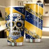St. Louis Blues NHL Tumbler with Skull Design - Perfect for Fans
