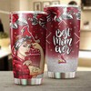 St. Louis Cardinals MLB Tumbler - Strong Best Mom Ever Personalized Gift for Baseball-loving Moms