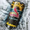 St. Louis Cardinals MLB Tumbler with Beautiful Sunflower Design