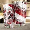St. Louis Cardinals MLB Tumbler with Skull Design for Baseball Fans