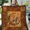 Staffordshire Bull Terrier Moon Quilt Bedding Set - Ideal for Animal Lovers