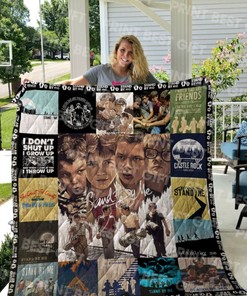 Stand By Me Poster Quilt Blanket Bed Set Cute for Kids