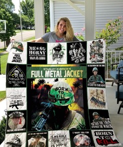 Stanley Kubrick's Full Metal Jacket Quilt Blanket Bed Set for Fans