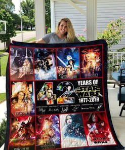 Star Wars 42nd Anniversary Quilt Bedding Set - Perfect for Sci-Fi Fans
