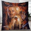 Star Wars Character Quilt Bedding Set with Quilt Blanket, Great Gifts for Fans