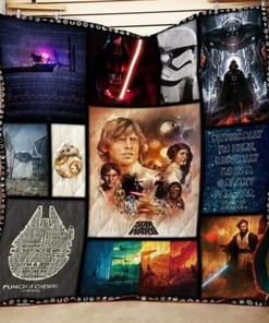 Star Wars The Legend Story 3d: Quilt Bedding Set with Fleece Blanket for Star Wars Fans