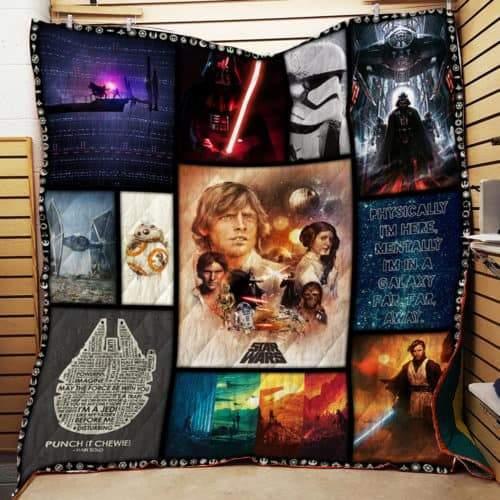 Star Wars The Legend Story 3d: Quilt Bedding Set with Fleece Blanket for Star Wars Fans