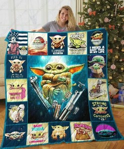 Star Wars Yoda Collection Quilt Bedding Set, Ideal for Fans of the Force