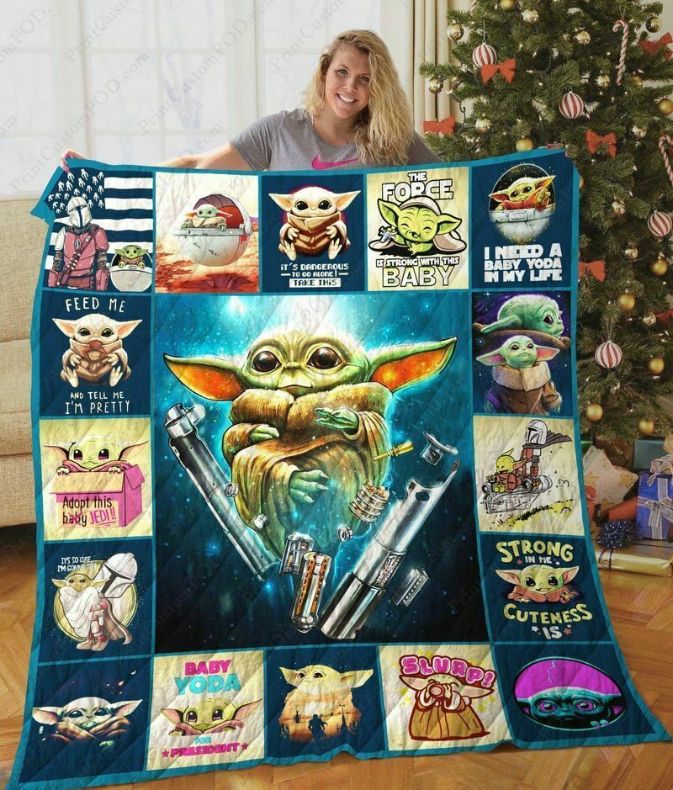 Star Wars Yoda Collection Quilt Bedding Set, Ideal for Fans of the Force