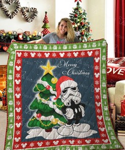 Star Wars and Mickey Mouse Join Forces in Quilt Blanket - Soft and Cozy