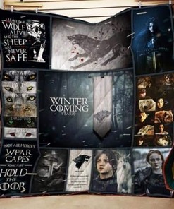 Stark House Quilt Bedding Set for Fans of Game of Thrones