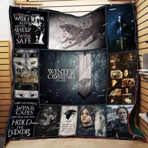 Stark House Quilt Bedding Set for Fans of Game of Thrones