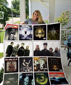 Static-X Albums Quilt Bedding Set For Boys Ver14 - Get Your Boy's Room Ready For Rock Quilt Bedding Set
