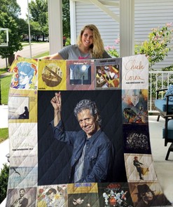 Stay Cozy with Chick Corea Quilt Blanket featuring Album Art