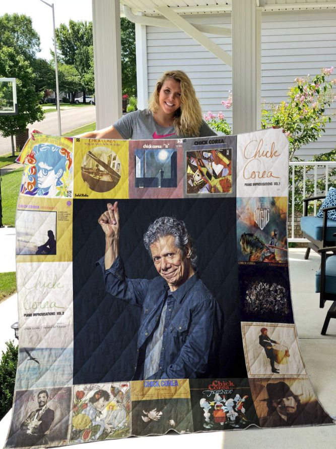 Stay Cozy with Chick Corea Quilt Blanket featuring Album Art