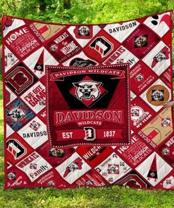 Stay Warm with Davidson Wildcats NCAA Collection Quilt Blanket