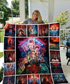 Stay Warm with Stranger Things Ver.5 Quilt Blanket