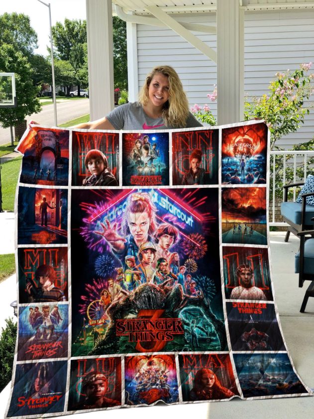 Stay Warm with Stranger Things Ver.5 Quilt Blanket