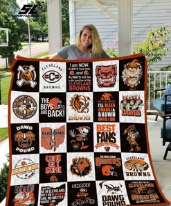 Stay Warm with the Rm Cleveland Browns Quilt Blanket