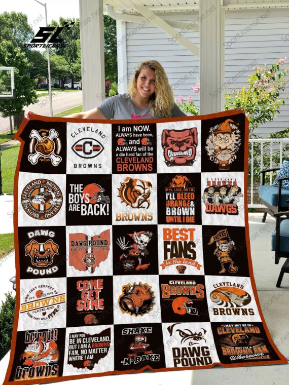 Stay Warm with the Rm Cleveland Browns Quilt Blanket