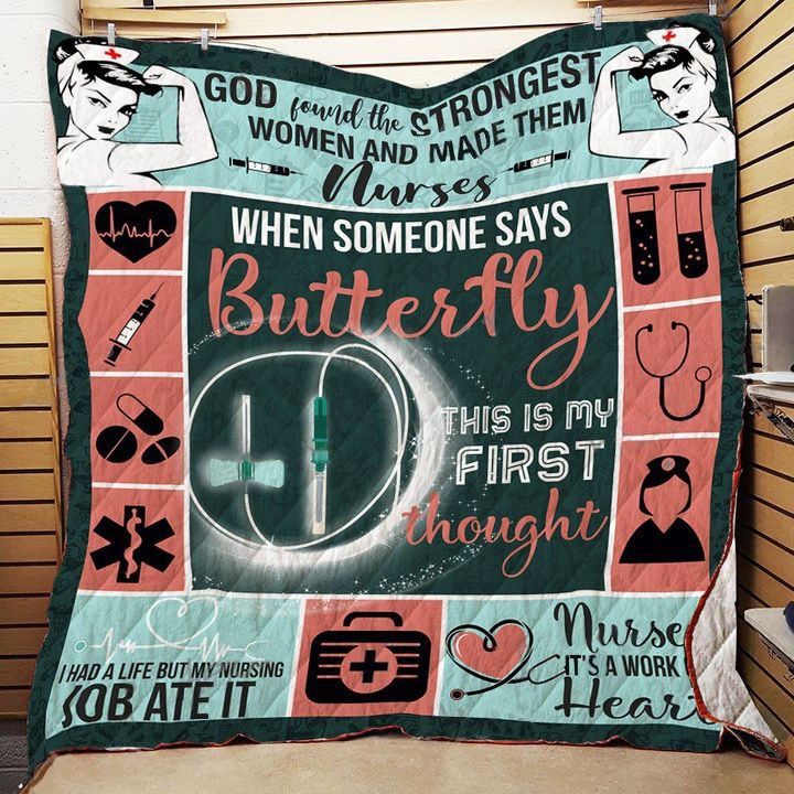 Stay cozy while showcasing your nursing job with this fun Nurse Quilt Bedding Set
