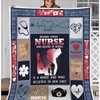 Stay cozy with this Nurse's Quilt Blanket Bedding Set