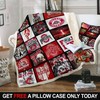 Stay warm with these Ohio State Buckeyes Fleece Quilt Blankets