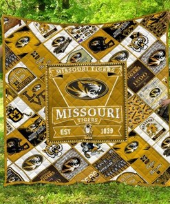 Stay warm with this Est 1839 Missouri Tigers Quilt Bedding Set