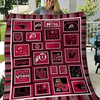 Stay warm with this Utah Utes Collected Ncaa Quilt Bedding Set