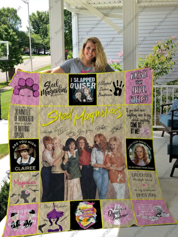 Steel Magnolias Retro Quilt Blanket for Fans of the Classic Drama