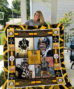 Steelers' Jack Lambert Quilt Bedding Set for Sports Fans