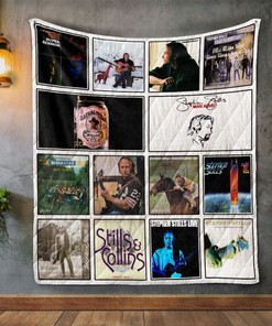 Stephen Stills Album Covers Quilt Blanket for Music Fans