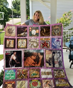 Steve Earle Albums Quilt Blanket for Country Music Fans